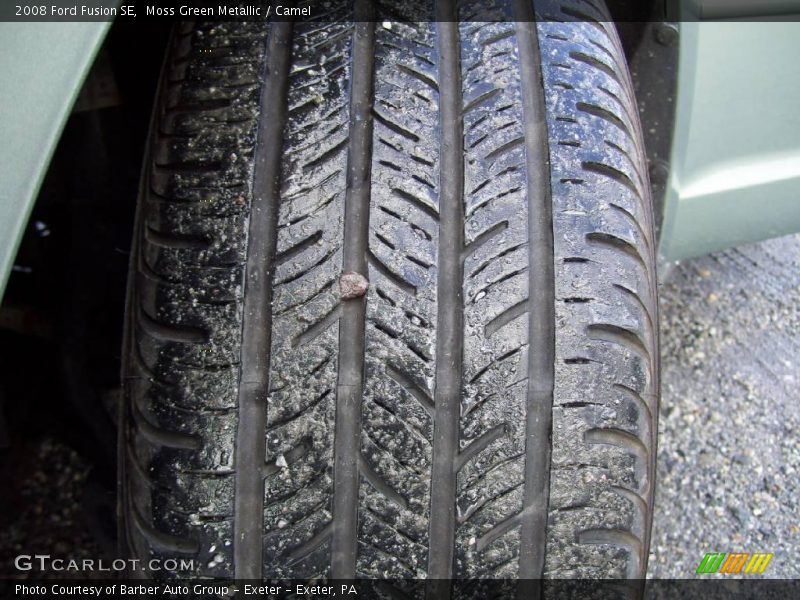 Moss Green Metallic / Camel 2008 Ford Fusion SE