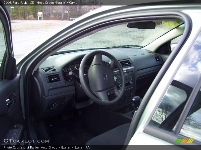 Moss Green Metallic / Camel 2008 Ford Fusion SE