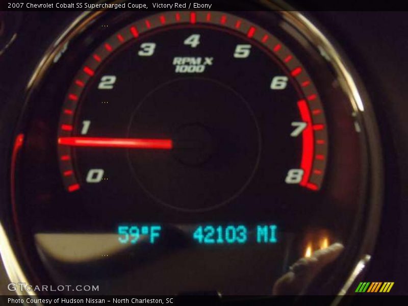 Victory Red / Ebony 2007 Chevrolet Cobalt SS Supercharged Coupe