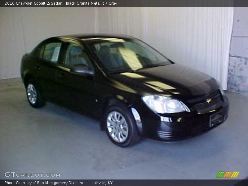 Black Granite Metallic / Gray 2010 Chevrolet Cobalt LS Sedan
