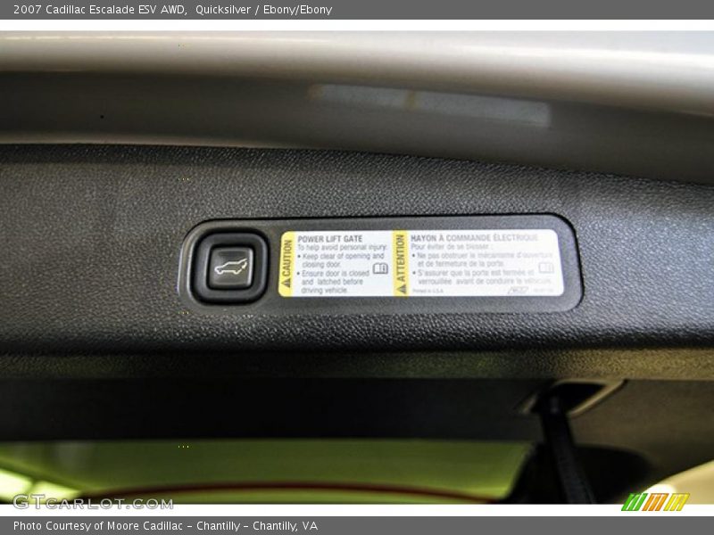 Quicksilver / Ebony/Ebony 2007 Cadillac Escalade ESV AWD