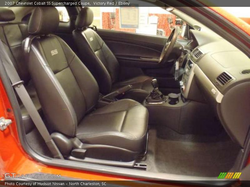  2007 Cobalt SS Supercharged Coupe Ebony Interior