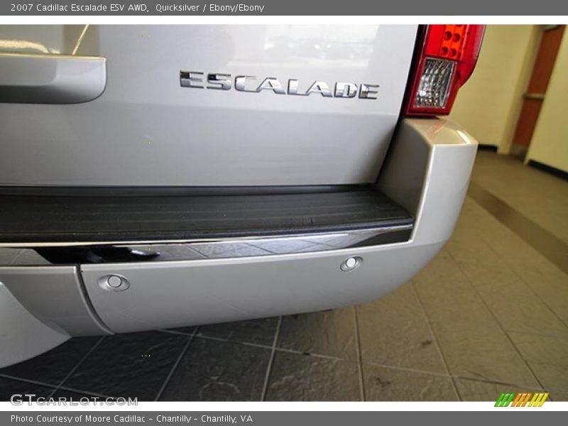 Quicksilver / Ebony/Ebony 2007 Cadillac Escalade ESV AWD