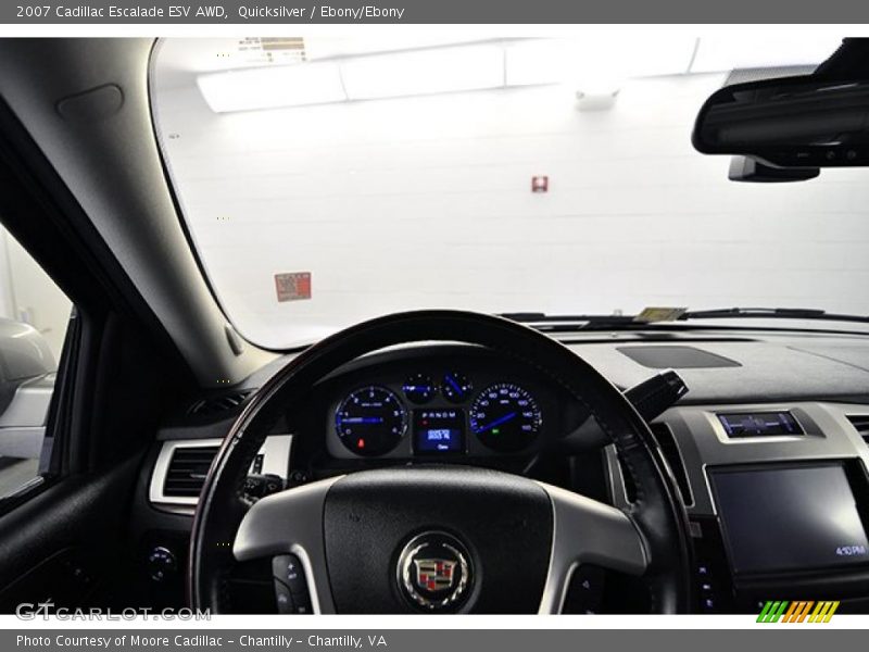 Quicksilver / Ebony/Ebony 2007 Cadillac Escalade ESV AWD