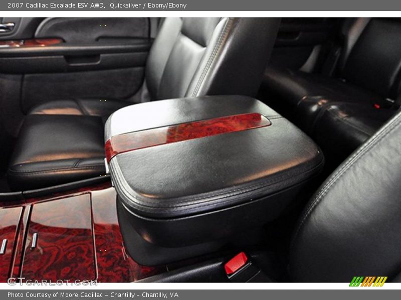 Quicksilver / Ebony/Ebony 2007 Cadillac Escalade ESV AWD