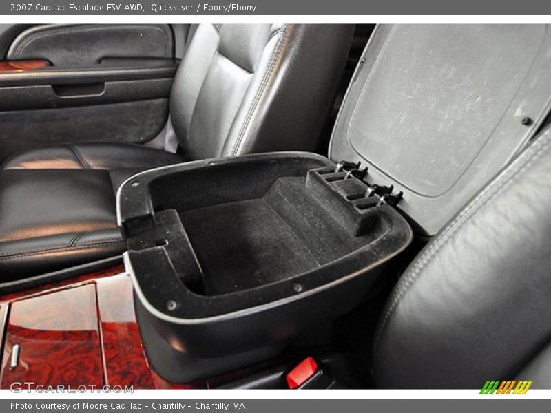 Quicksilver / Ebony/Ebony 2007 Cadillac Escalade ESV AWD
