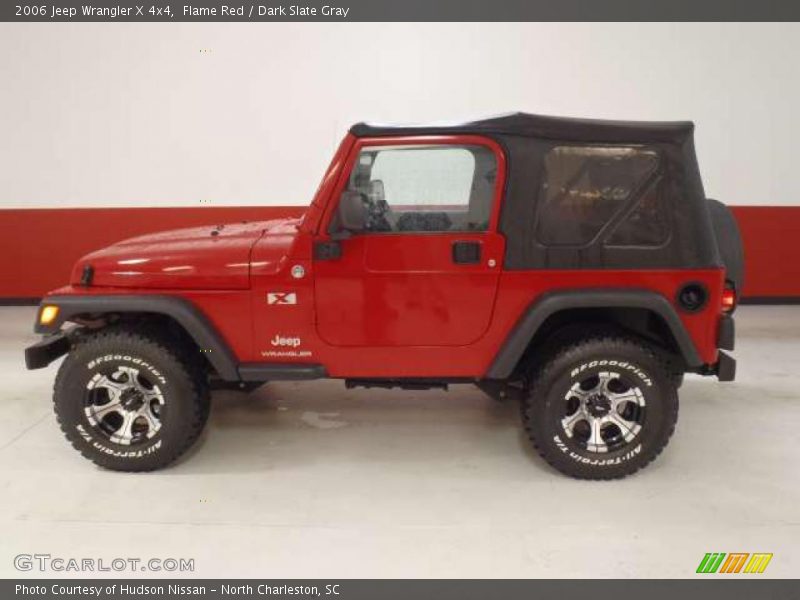 Flame Red / Dark Slate Gray 2006 Jeep Wrangler X 4x4