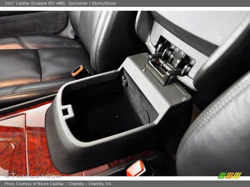 Quicksilver / Ebony/Ebony 2007 Cadillac Escalade ESV AWD
