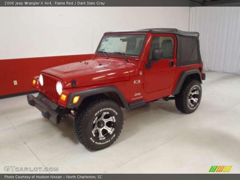 Flame Red / Dark Slate Gray 2006 Jeep Wrangler X 4x4