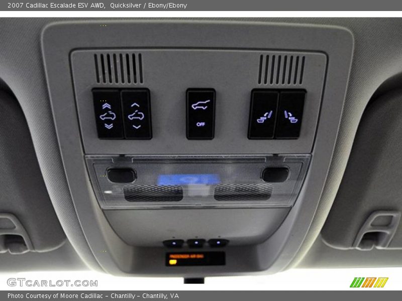 Quicksilver / Ebony/Ebony 2007 Cadillac Escalade ESV AWD
