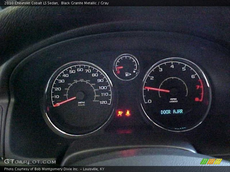 Black Granite Metallic / Gray 2010 Chevrolet Cobalt LS Sedan
