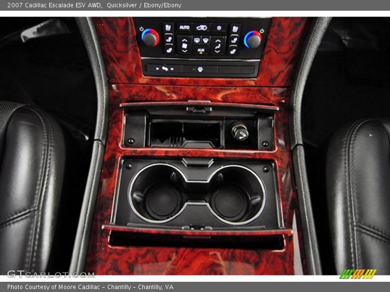 Quicksilver / Ebony/Ebony 2007 Cadillac Escalade ESV AWD