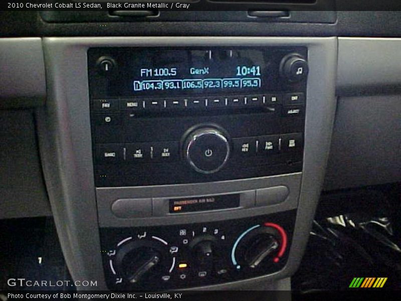 Black Granite Metallic / Gray 2010 Chevrolet Cobalt LS Sedan