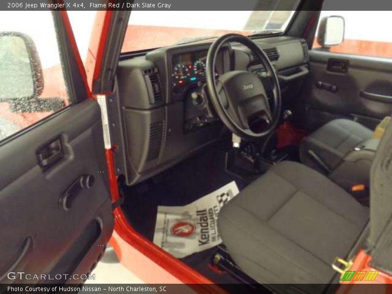 Flame Red / Dark Slate Gray 2006 Jeep Wrangler X 4x4