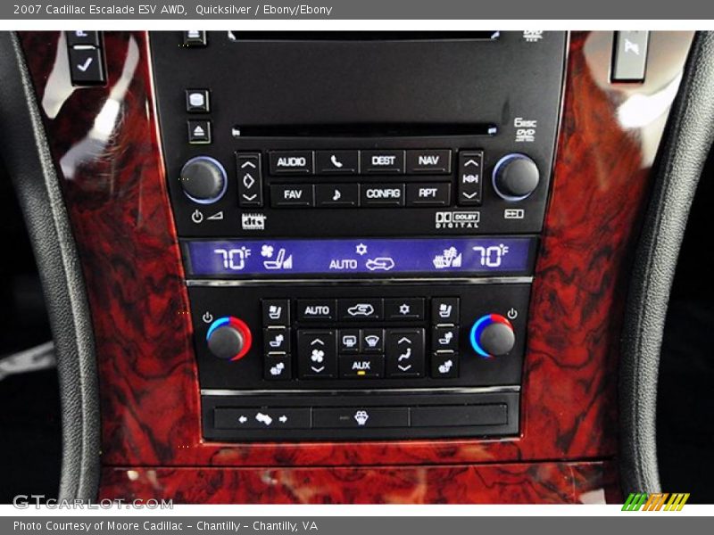 Quicksilver / Ebony/Ebony 2007 Cadillac Escalade ESV AWD