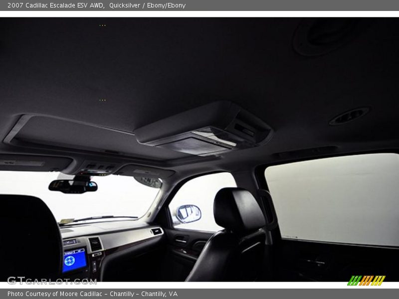 Quicksilver / Ebony/Ebony 2007 Cadillac Escalade ESV AWD