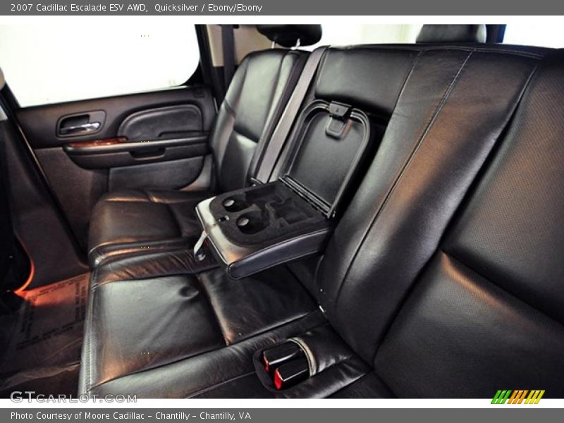 Quicksilver / Ebony/Ebony 2007 Cadillac Escalade ESV AWD