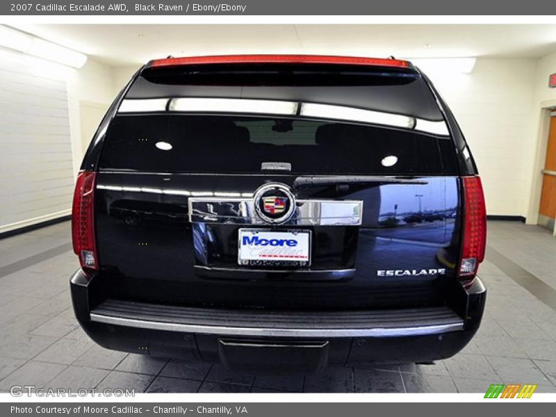 Black Raven / Ebony/Ebony 2007 Cadillac Escalade AWD