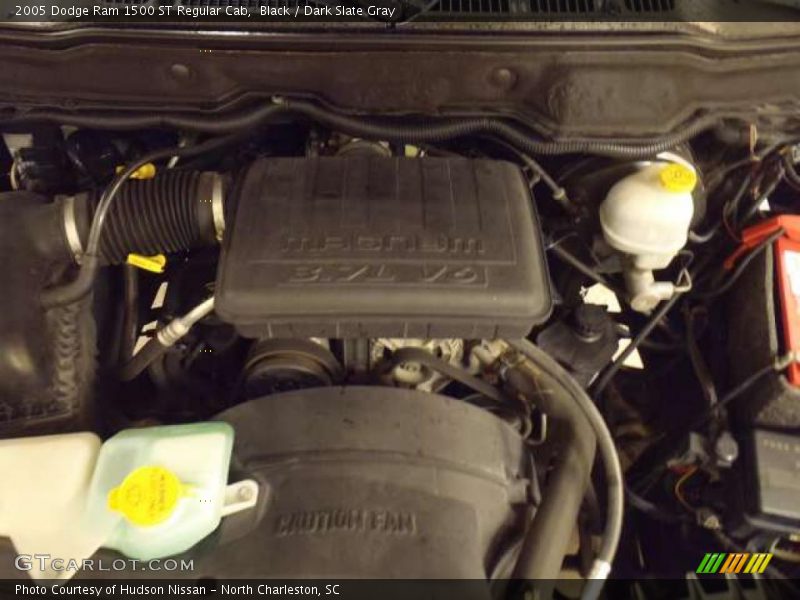 Black / Dark Slate Gray 2005 Dodge Ram 1500 ST Regular Cab