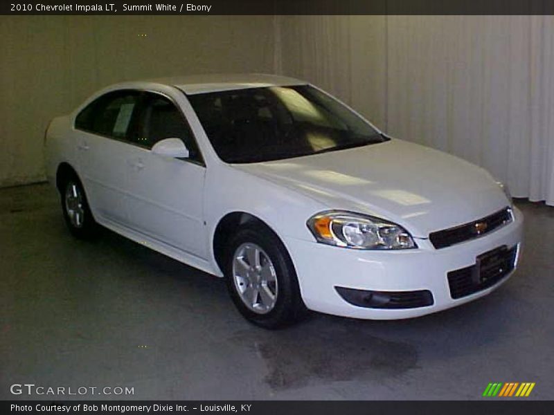 Summit White / Ebony 2010 Chevrolet Impala LT