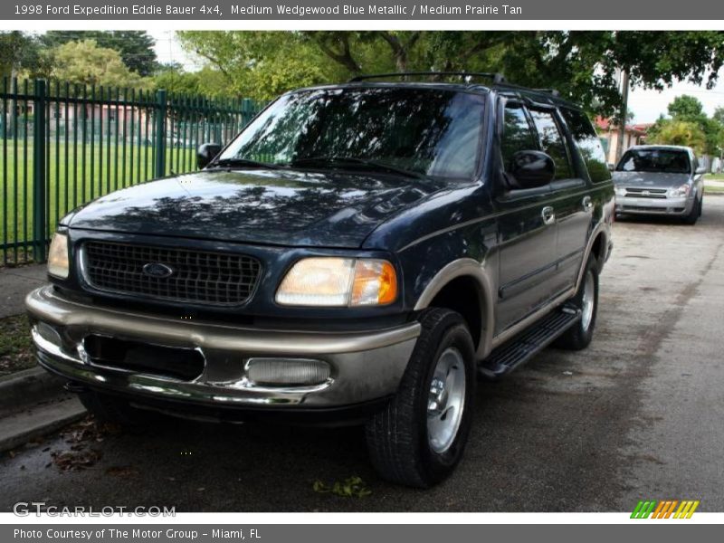 Medium Wedgewood Blue Metallic / Medium Prairie Tan 1998 Ford Expedition Eddie Bauer 4x4