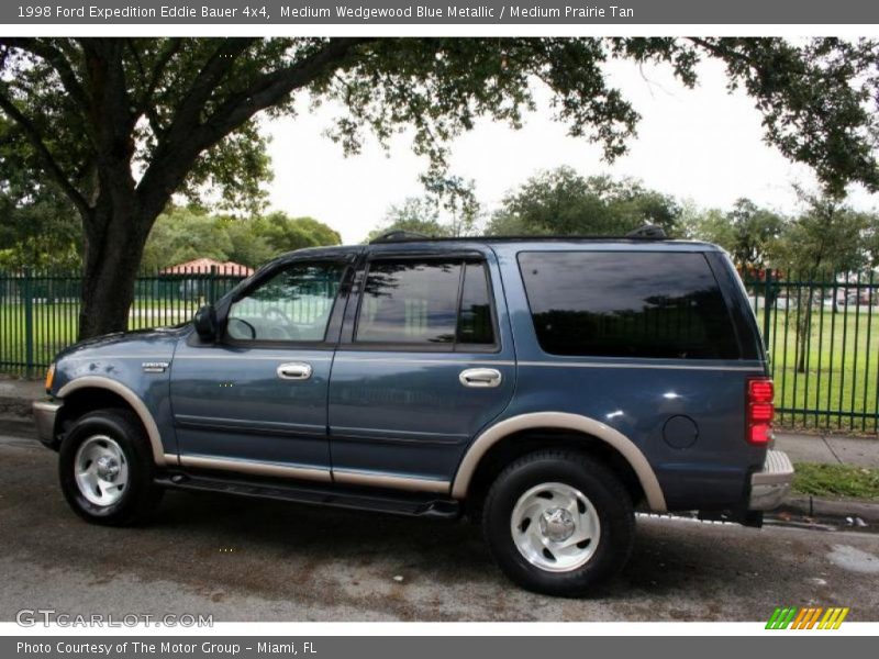 Medium Wedgewood Blue Metallic / Medium Prairie Tan 1998 Ford Expedition Eddie Bauer 4x4