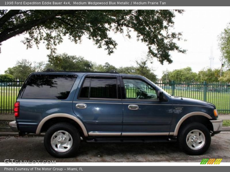 Medium Wedgewood Blue Metallic / Medium Prairie Tan 1998 Ford Expedition Eddie Bauer 4x4