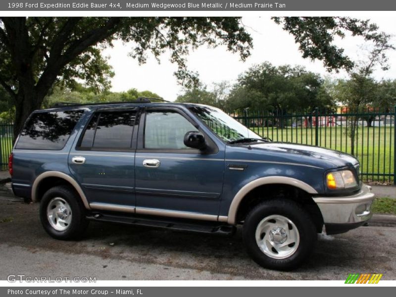 Medium Wedgewood Blue Metallic / Medium Prairie Tan 1998 Ford Expedition Eddie Bauer 4x4