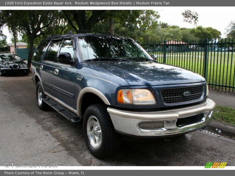 Medium Wedgewood Blue Metallic / Medium Prairie Tan 1998 Ford Expedition Eddie Bauer 4x4