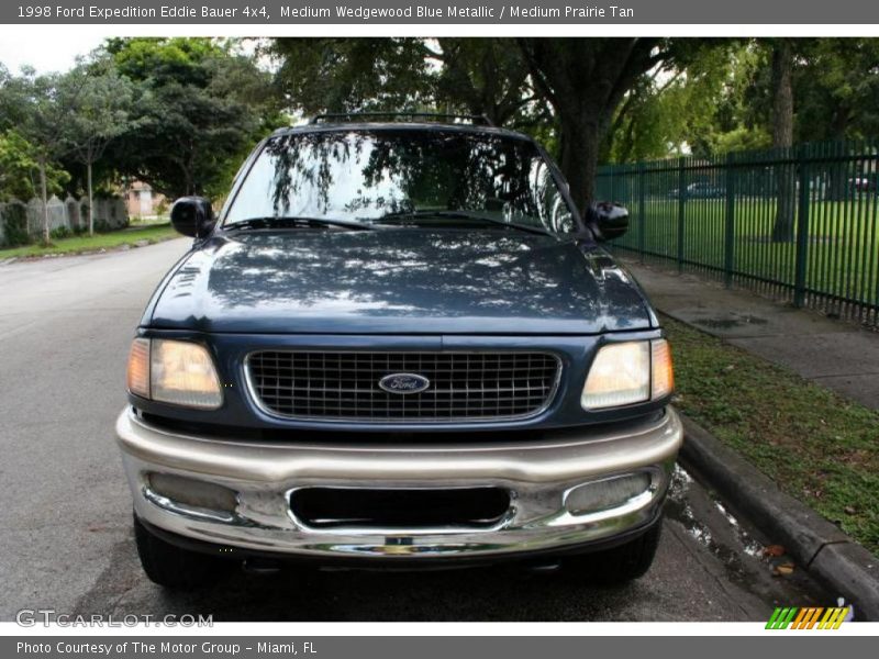 Medium Wedgewood Blue Metallic / Medium Prairie Tan 1998 Ford Expedition Eddie Bauer 4x4
