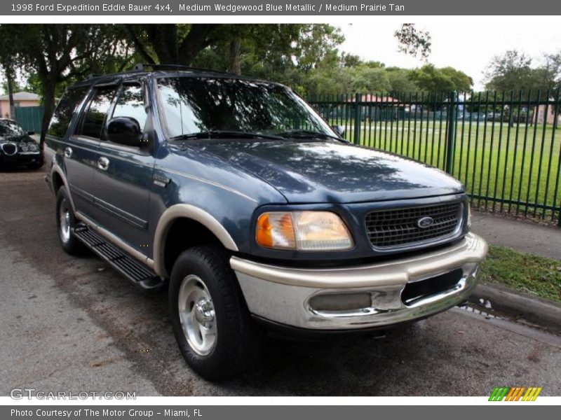 Medium Wedgewood Blue Metallic / Medium Prairie Tan 1998 Ford Expedition Eddie Bauer 4x4