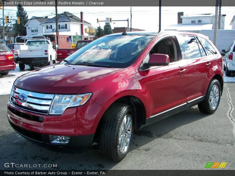 Redfire Metallic / Charcoal 2008 Ford Edge Limited AWD
