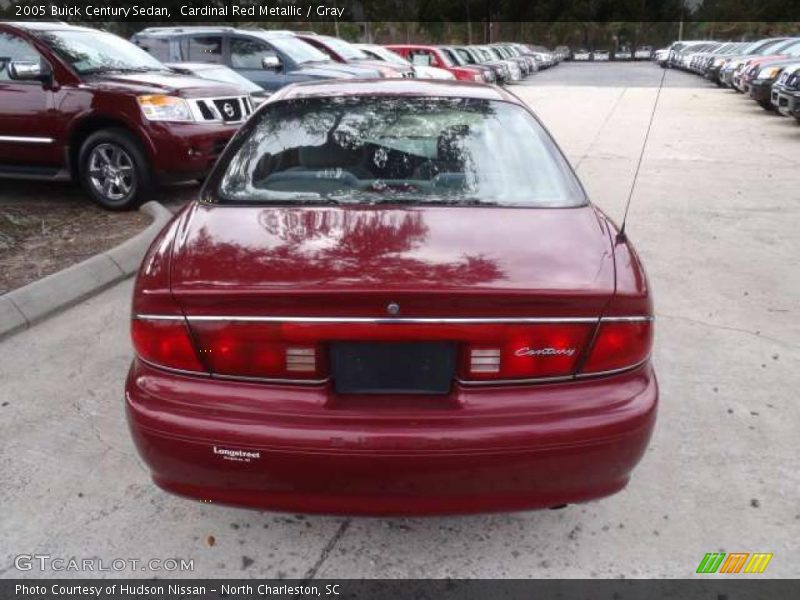 Cardinal Red Metallic / Gray 2005 Buick Century Sedan