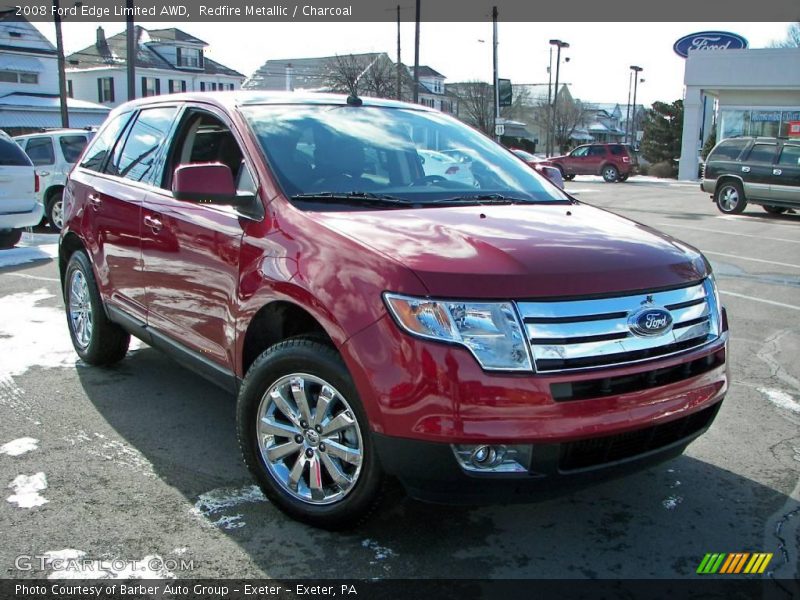 Redfire Metallic / Charcoal 2008 Ford Edge Limited AWD