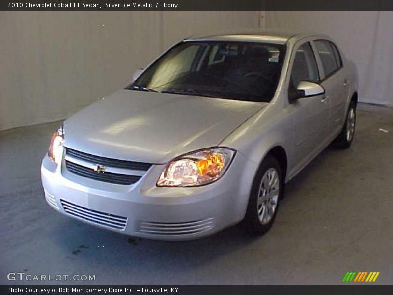 Silver Ice Metallic / Ebony 2010 Chevrolet Cobalt LT Sedan