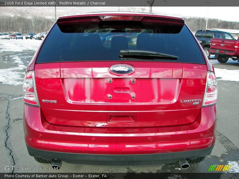 Redfire Metallic / Charcoal 2008 Ford Edge Limited AWD