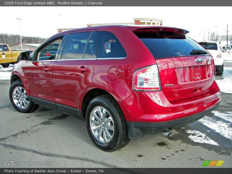 Redfire Metallic / Charcoal 2008 Ford Edge Limited AWD