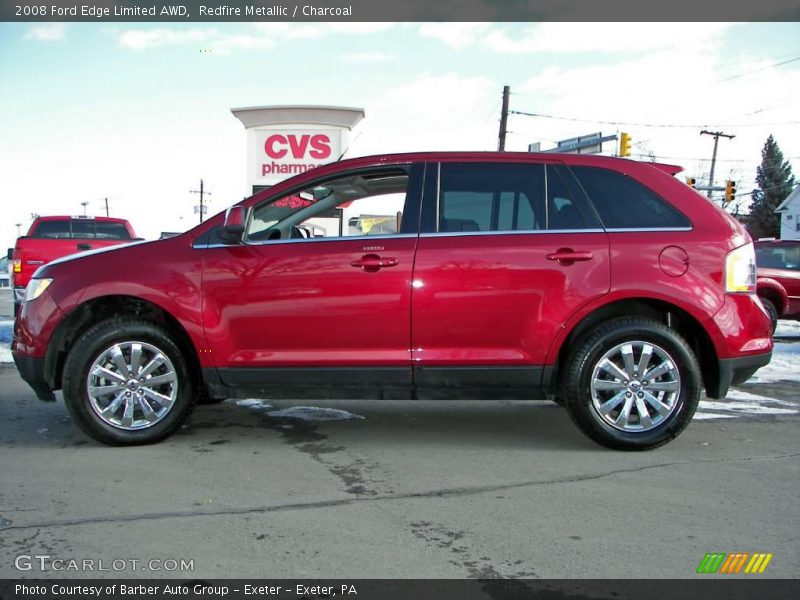 Redfire Metallic / Charcoal 2008 Ford Edge Limited AWD