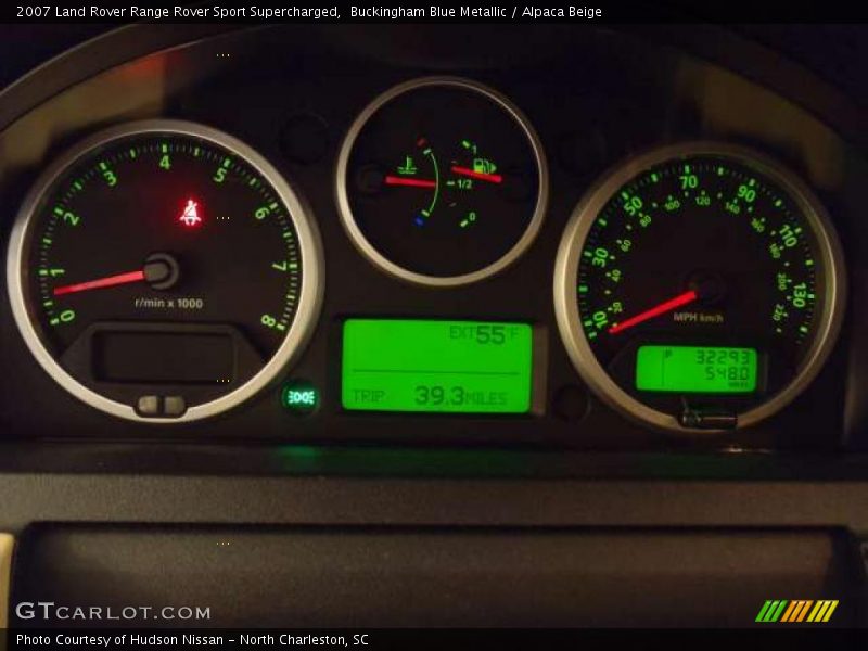  2007 Range Rover Sport Supercharged Supercharged Gauges