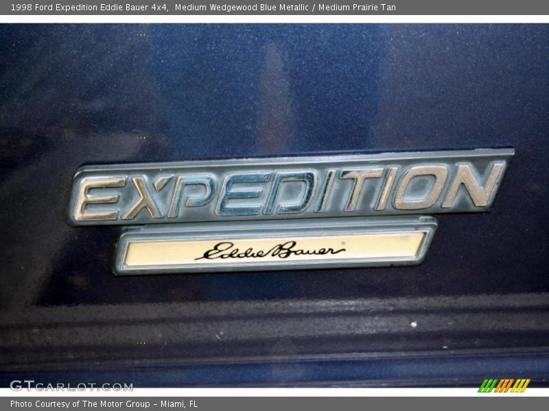 Medium Wedgewood Blue Metallic / Medium Prairie Tan 1998 Ford Expedition Eddie Bauer 4x4