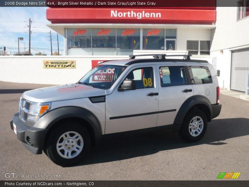 Bright Silver Metallic / Dark Slate Gray/Light Slate Gray 2008 Dodge Nitro SXT 4x4