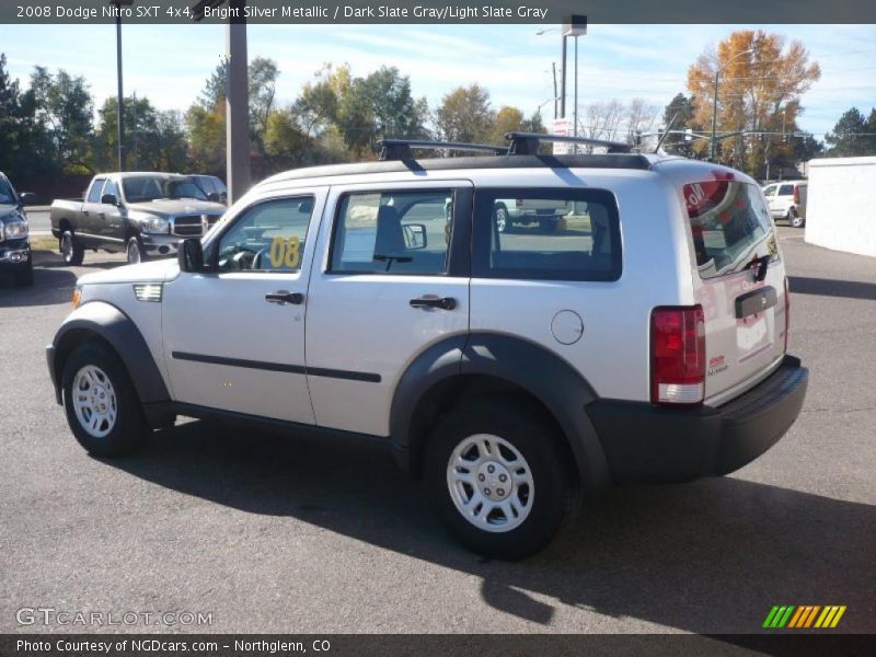 Bright Silver Metallic / Dark Slate Gray/Light Slate Gray 2008 Dodge Nitro SXT 4x4