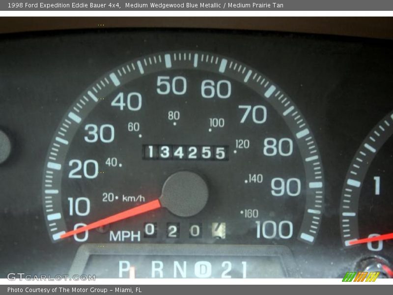 Medium Wedgewood Blue Metallic / Medium Prairie Tan 1998 Ford Expedition Eddie Bauer 4x4