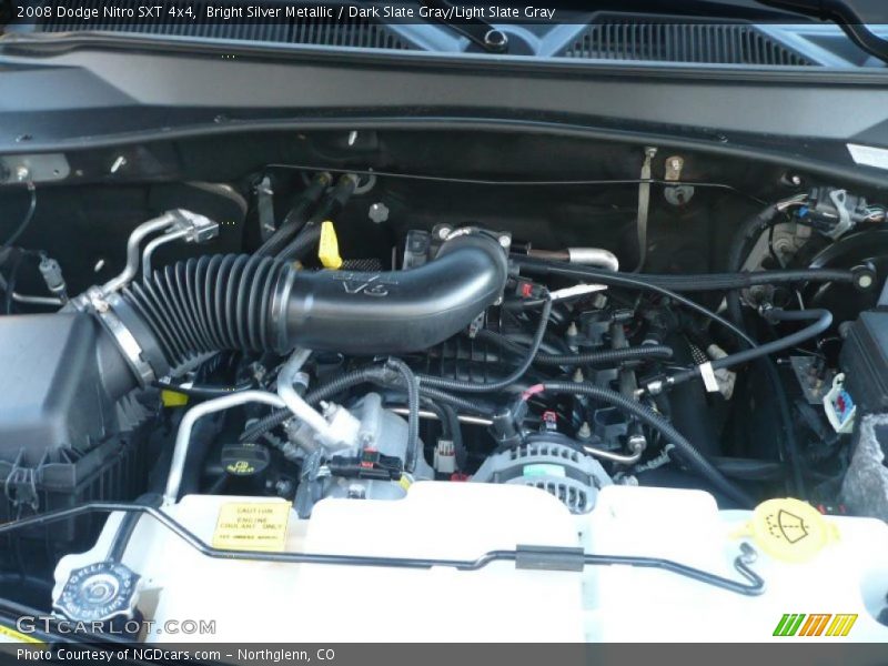 Bright Silver Metallic / Dark Slate Gray/Light Slate Gray 2008 Dodge Nitro SXT 4x4