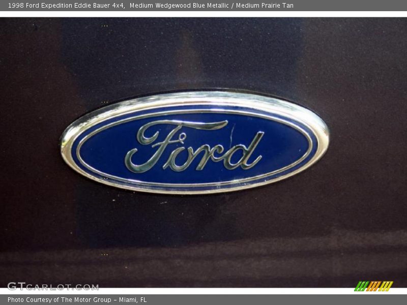 Medium Wedgewood Blue Metallic / Medium Prairie Tan 1998 Ford Expedition Eddie Bauer 4x4