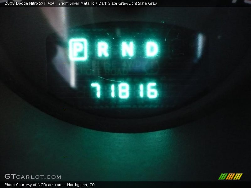 Bright Silver Metallic / Dark Slate Gray/Light Slate Gray 2008 Dodge Nitro SXT 4x4