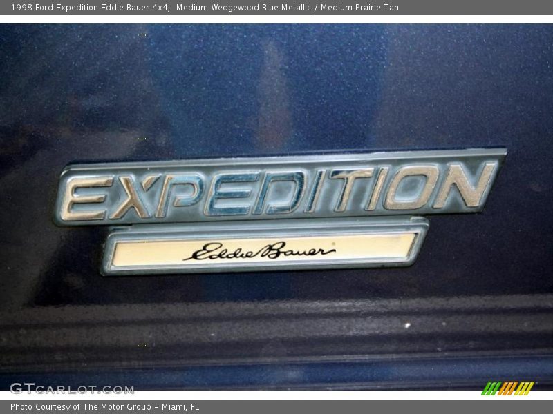 Medium Wedgewood Blue Metallic / Medium Prairie Tan 1998 Ford Expedition Eddie Bauer 4x4