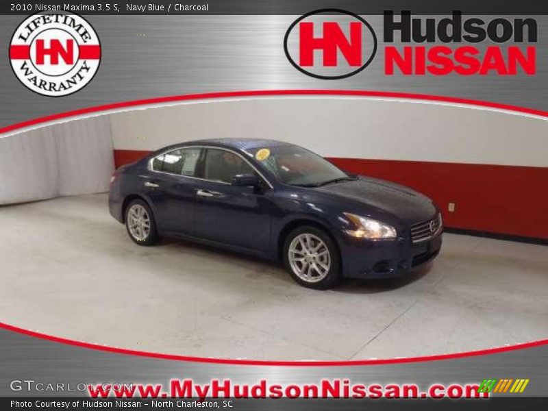 Navy Blue / Charcoal 2010 Nissan Maxima 3.5 S