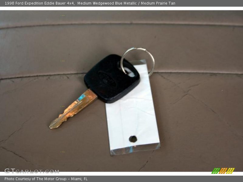Medium Wedgewood Blue Metallic / Medium Prairie Tan 1998 Ford Expedition Eddie Bauer 4x4