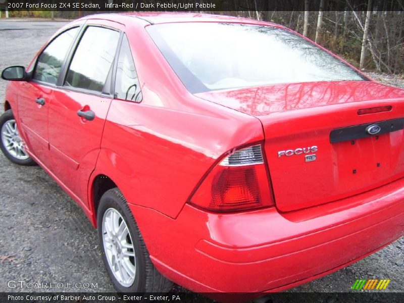 Infra-Red / Dark Pebble/Light Pebble 2007 Ford Focus ZX4 SE Sedan